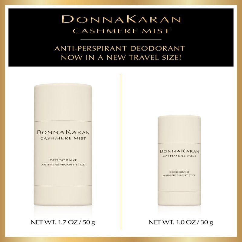 Donna Karan Cashmere Mist Anti-Perspirant Deodorant Stick for Women, Travel Size, 1.0 Oz.