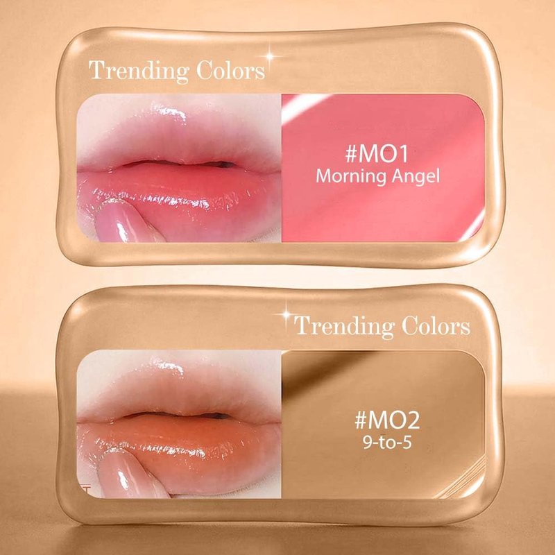 Color Changing Lipstick, Transferproof Gold Crystal Ph Lipstick Color Changing, Clear Lip stick That Changes Color, Nourishing Long Lasting 24 Hours Moisturizing Shine Lip Gloss for Women (M01) | ph adaptive lipstick
