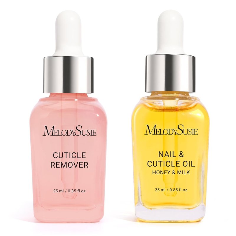 Cuticle Care Kit - Nourishing Cuticle Oil & Remover for Nail Growth | 25ML, 2PCS
