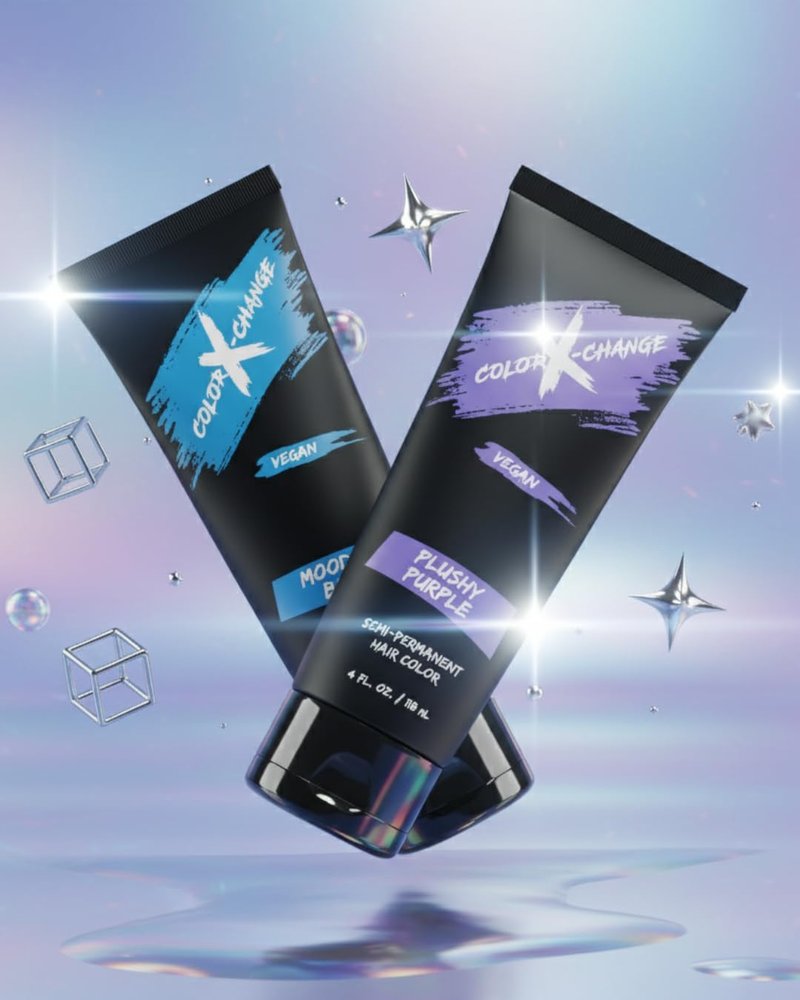 Color X-Change Semi-Permanent Hair Color - Mood of Blue - Vegan, PPD & Ammonia-Free