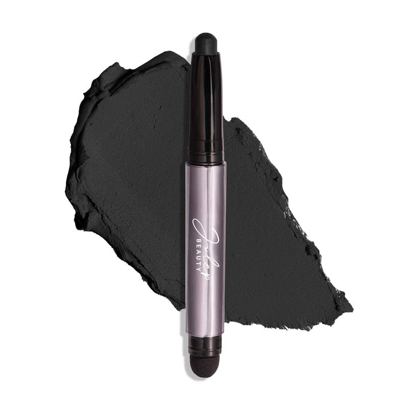 Julep Eyeshadow 101 Cream-to-Powder Waterproof Eyeshadow Stick – Onyx Black Matte – Long-Lasting, Buildable, Crease-Proof, Cruelty Free, Matte Finish with Built-In Smudger