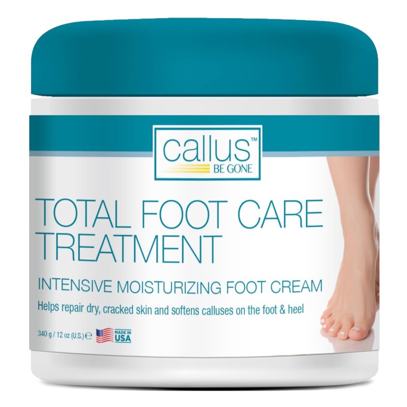 Dermactin Callus Be Gone Foot Care Cream - 12 Oz Treatment for Dry, Cracked Feet