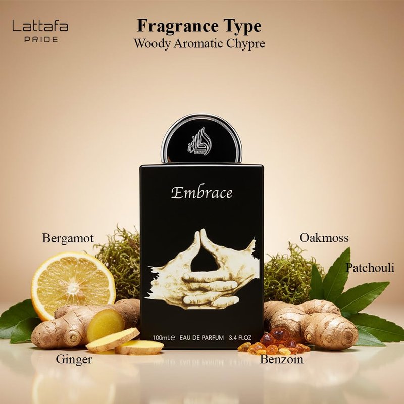 Lattafa Pride Embrace Eau de Parfum Spray - Unisex Fragrance, 3.4 Ounce | Long-Lasting Scent