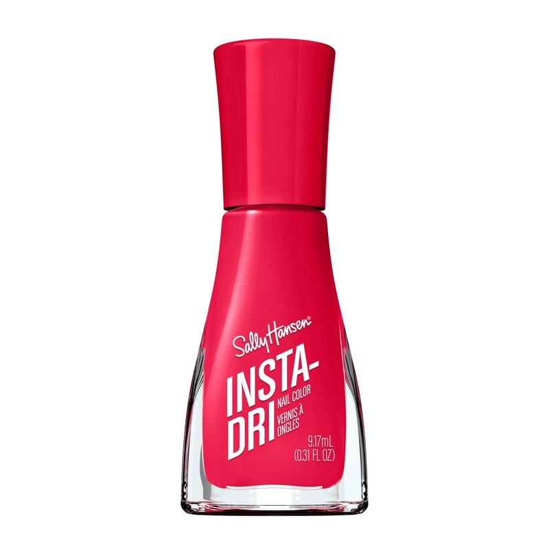 Sally Hansen Insta-Dri Nail Polish | Quick Dry, Long Lasting, Streak-Free Shine | Opaque, Glossy | 362 Crimson Crush | Classic Crimson Red Nail Color