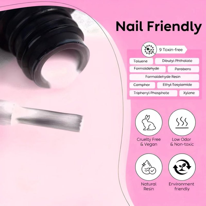 6 pcs Builder Base Gel Nail Polish Set - Nail Extension Reinforcement, Spring Color Long Lasting Gel Polish, uv led Soak Off Nail Art Designs Manicure Kit 010