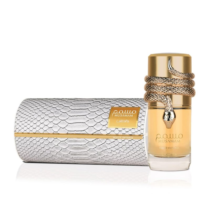 Lattafa Musamam White Intense Eau de Parfum Spray - Unisex Fragrance | 3.4 Ounce