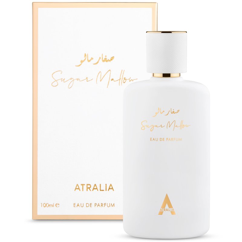 Atralia Sugar Mallow Eau de Parfum 100ml | Sweet Marshmallow, Strawberry & Vanilla Perfume for Women | Long Lasting Gourmand Fragrance with Candy Sugar & Musk