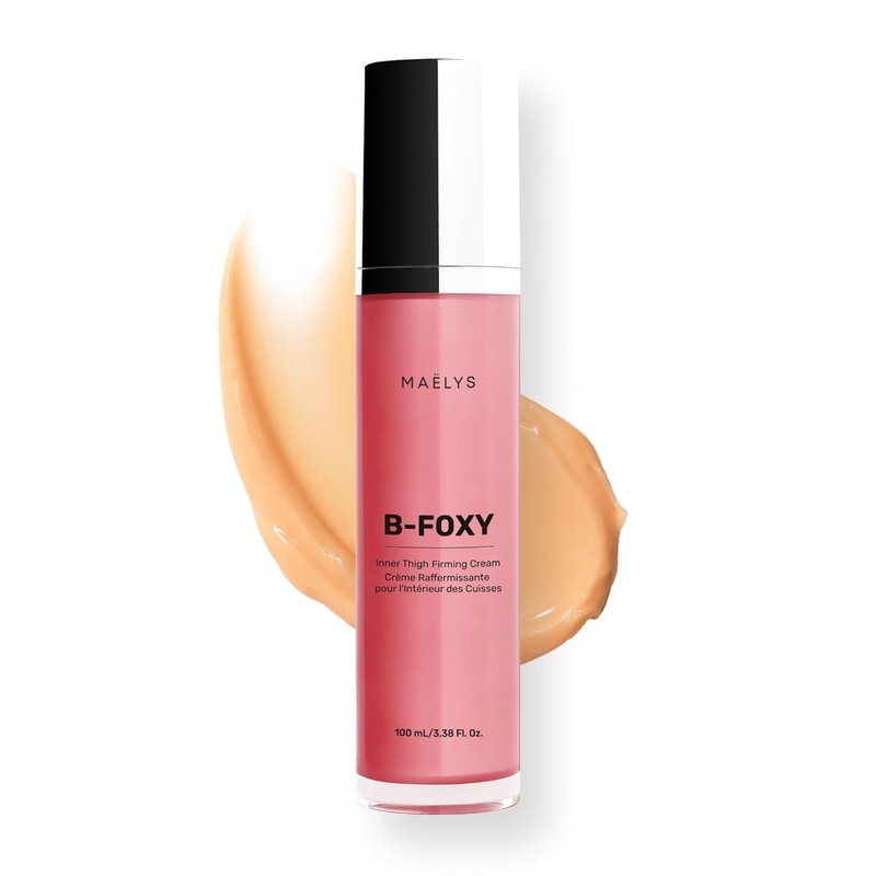 MAËLYS B-FOXY Inner Thigh Firming Cream - Skin Tightening & Nourishing Coconut Oil - 3.38 Fl Oz for Smooth, Toned Legs