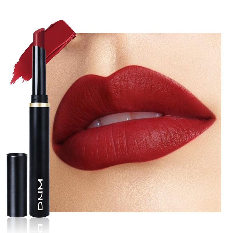 Evpct Cranberry Red Velvet Matte Lipstick - High Pigment, Long-Lasting & Waterproof | 24-Hour Silky Stain