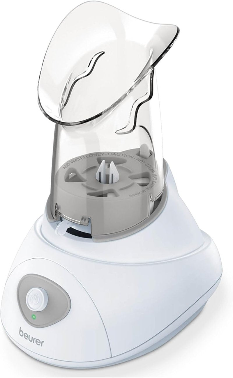 Beurer SI30 Steam Inhaler - Drug-Free Relief for Sinus Congestion & Allergies | Ultra-Quiet, Quick Setup