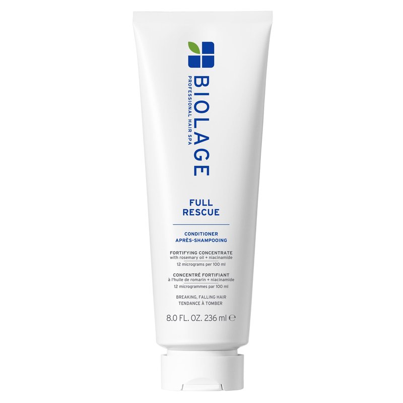 Biolage Full Rescue Conditioner - Fortifies & Strengthens for Stronger Hair, Longer Lengths in 4 weeks*, Instantly Fuller-Looking Hair, Rosemary Oil & Niacinamide, Vegan & Cruelty-Free, 7.9 Fl Oz