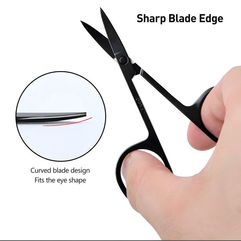 Kootinn Eyebrow Trimmer Kit, 6 in 1 Eyebrow Scissors, Tweezer, Eyebrow Razor, Eyebrow Brush and Comb for Women