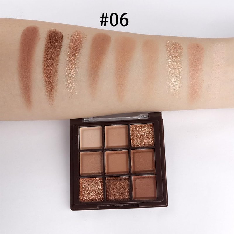 CAKAILA Neutral Nude Brown Smokey Eye Shadow Palette,Rose Gold Bronze Naked Cream Eyeshadow Palette Makeup,Natural Eyeshadow for Eyes Long Lasting Naturing-Looking