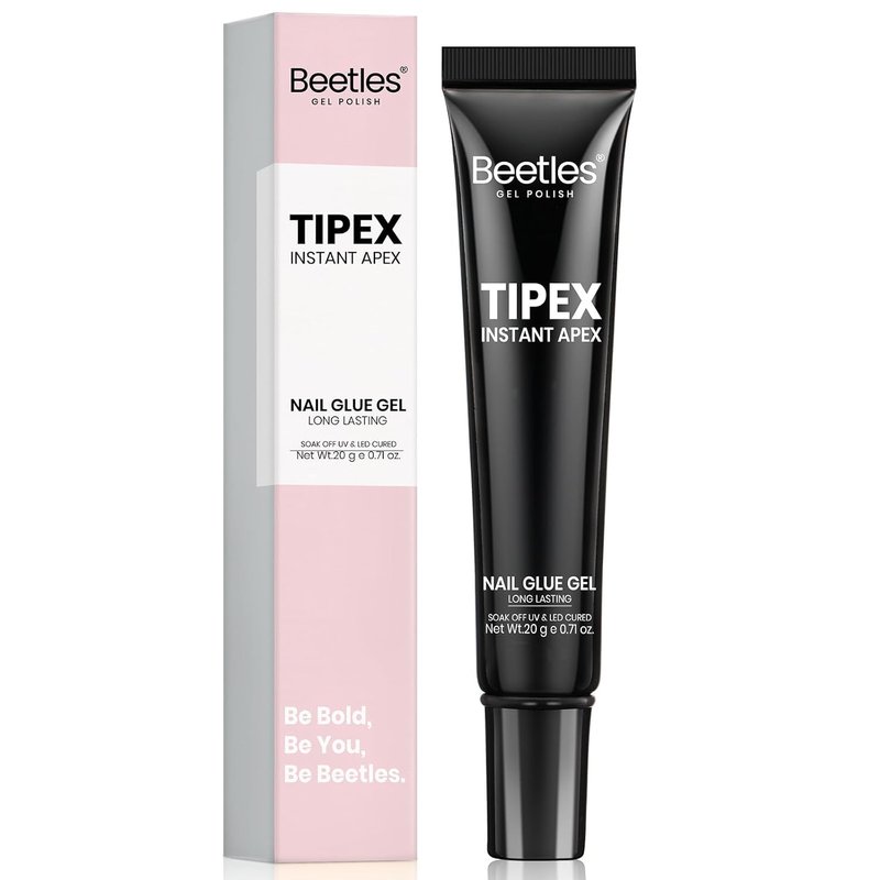 Beetles Nail Glue Gel - Super Strong 20g for Tipex Nail Tips | Long-Lasting, Beginner-Friendly