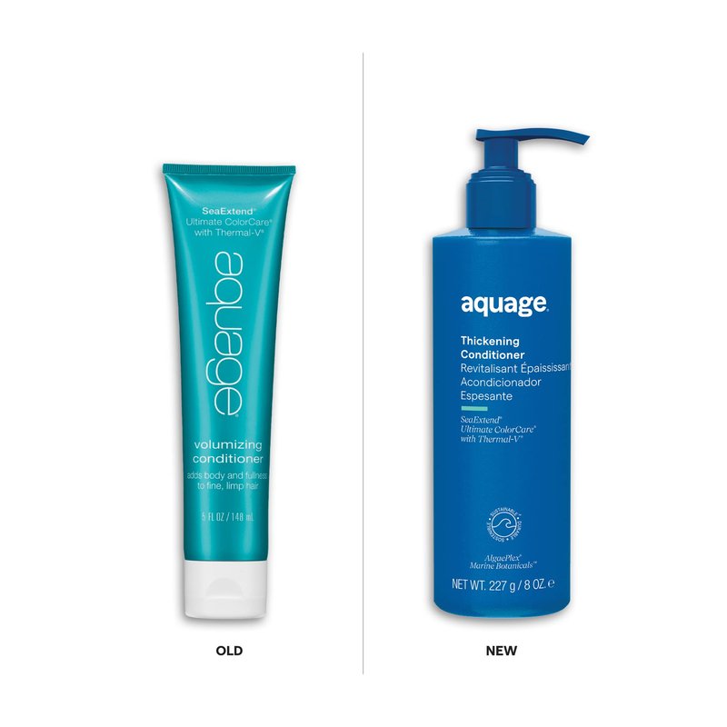 Aquage SeaExtend Volumizing Conditioner for Women & Men - Color-Safe, Lightweight Volume Conditioner for Fine Hair - With AlgaePlex Marine Botanicals & Thermal-V Technology for Volume & Shine (16 oz)