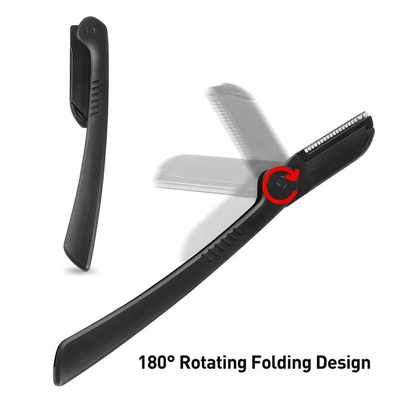 Kootinn Eyebrow Trimmer Kit, 6 in 1 Eyebrow Scissors, Tweezer, Eyebrow Razor, Eyebrow Brush and Comb for Women