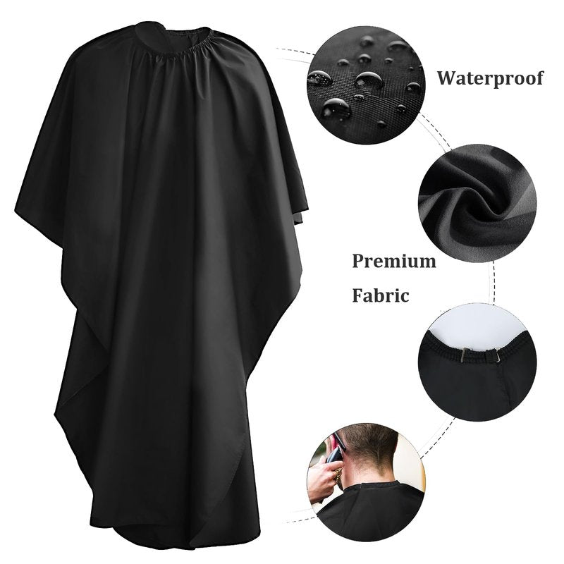 Professional Barber Cape with Adjustable Neckline Salon, Hair Cape for Men and Women, Hair Cutting Tools Barber Supplies Accessories