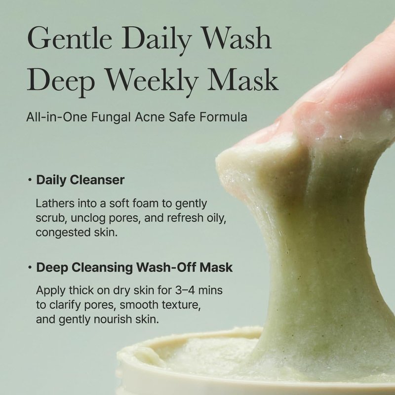 Arencia Korean Rice Mochi Face Cleanser - Gentle All-in-One Face Wash for Deep Cleansing & Moisturizing | Acne-Prone Skin, 150ml