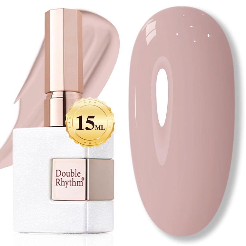 Skiennix Double Rhythm Gel Polish - Milky Khaki 15ML | Sheer Pastel Nail Art for Salon Quality at Home