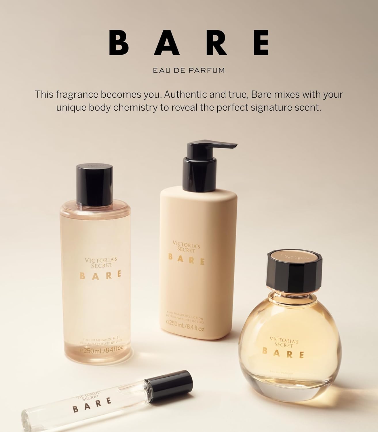 Victoria's Secret Bare Mini Fragrance Duo - Eau de Parfum & Travel Lotion Gift Set