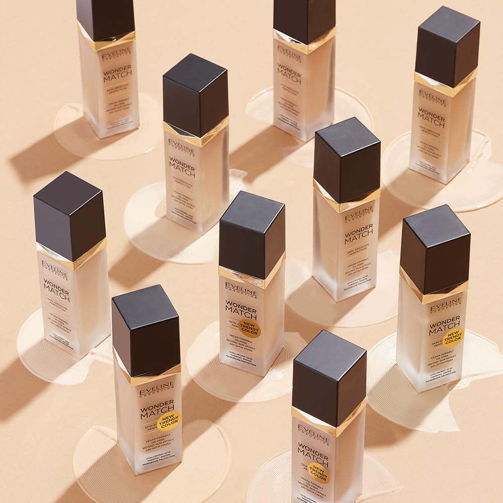 Wonder Match Foundation - Adaptive Hydrating Formula for All Skin Types | Satin Finish, Long-Lasting Coverage