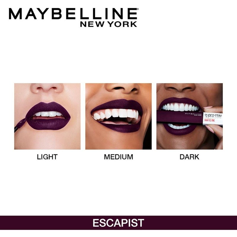 Maybelline New York SuperStay Matte Ink Liquid Lipstick, Escapist, 0.17 Ounce