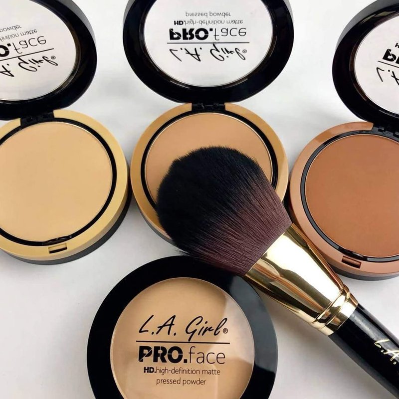 L.A. Girl Pro Face Powder - Nude Beige | Lightweight, Long-Lasting Formula, 0.25 Ounce