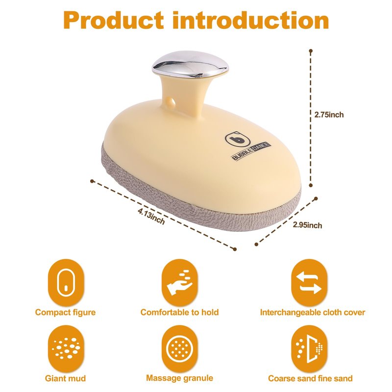 New Deep Exfoliating Body Scrubber, Upgraded Traditional Exfoliating Body Scrubber & Glove, Deep Exfoliating Bath Sponge for Women and Man, Body Brush, Exfoliator & Dead Skin Remover