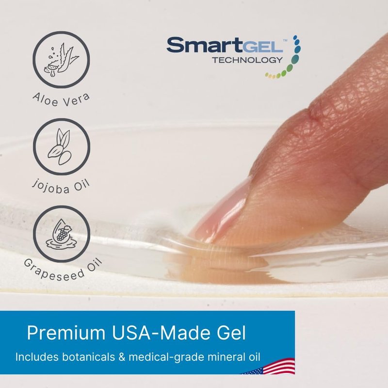 NatraCure Vented Heel Sleeves - SmartGel Hydration for Moisturizing Relief | Comfortable Fit