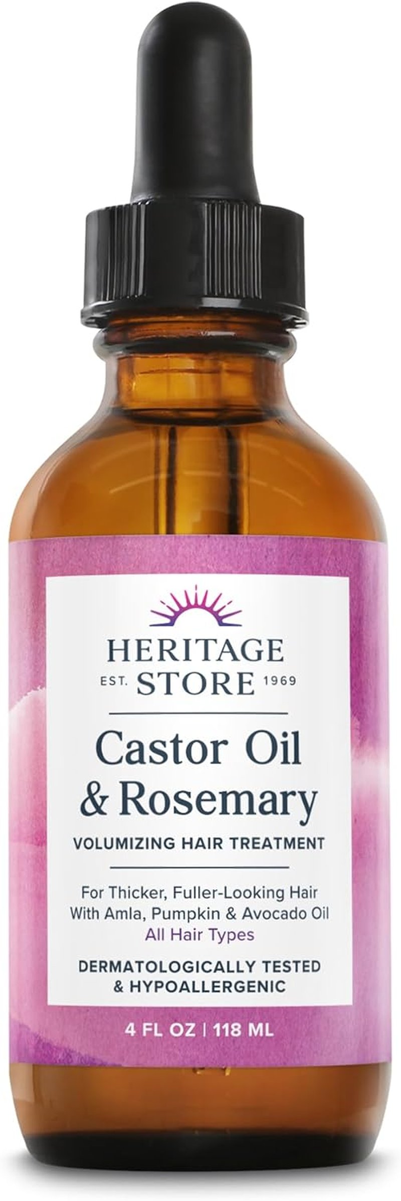 Castor Oil & Rosemary Volumizing Hair Treatment - Organic Ingredients for Fullness & Shine | 4oz