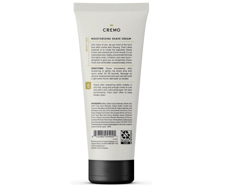 Cremo Original Shave Cream, Astonishingly Superior Shaving Cream for Men, 6 Fluid Ounce (4 Pack)