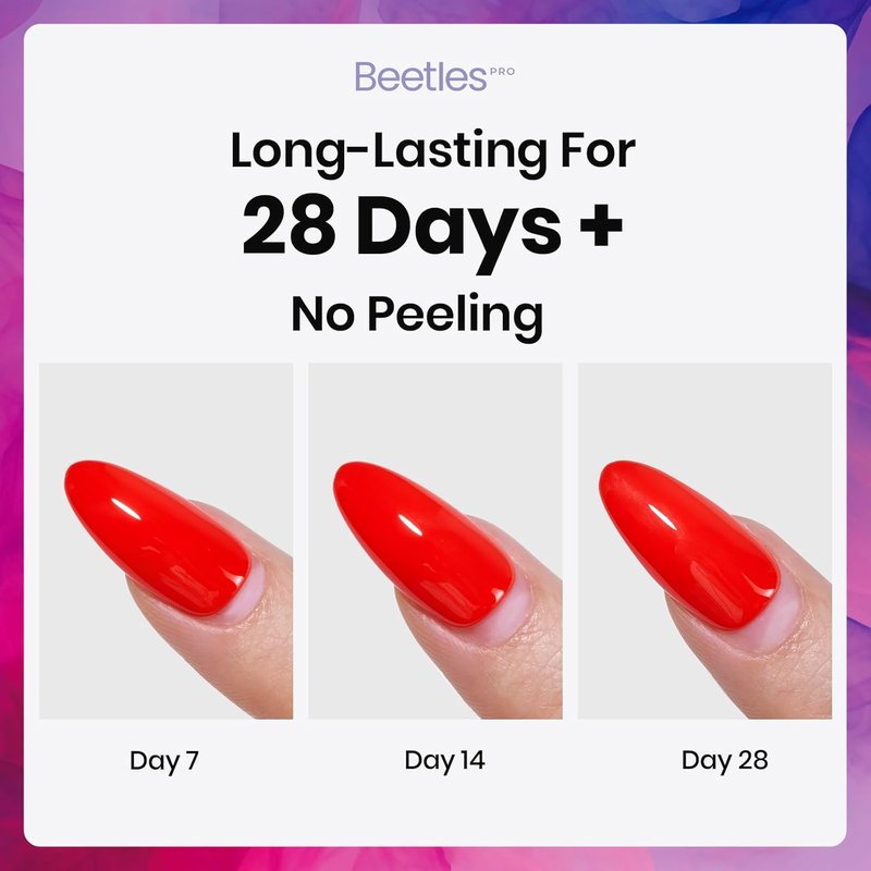 Beetles Pro Gel Base Coat - Hema-Free & Self-Leveling 20ml | Long-Lasting Soak-Off Gel for LED/U V Lamps