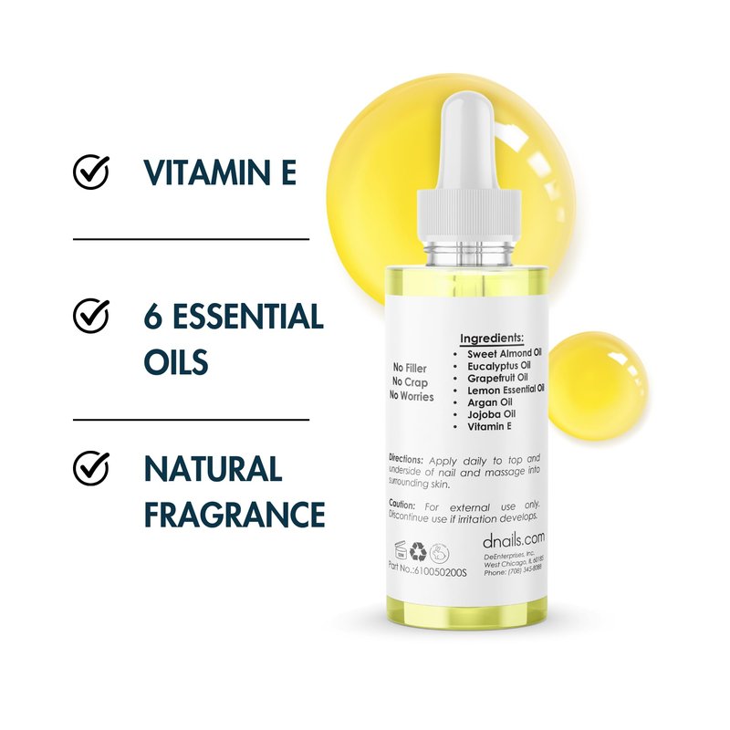 DeEnti Cuticles Maintenance Pack, Bundle Includes Citrus Scented Cuticle Remover, Cuticle Oil for Nails, and Metal Pusher Tool, Salon Grade Nail Care, Home Manicure and Pedicure Kit