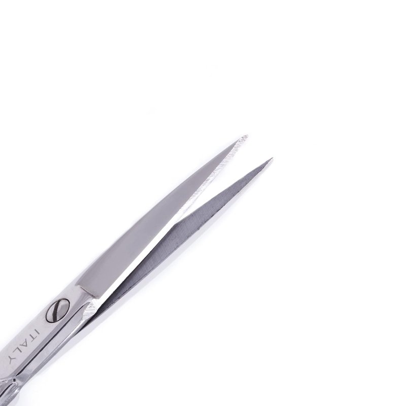 Italy Eyebrow Scissors with Wooden Handle Spoolie Grooming Kit