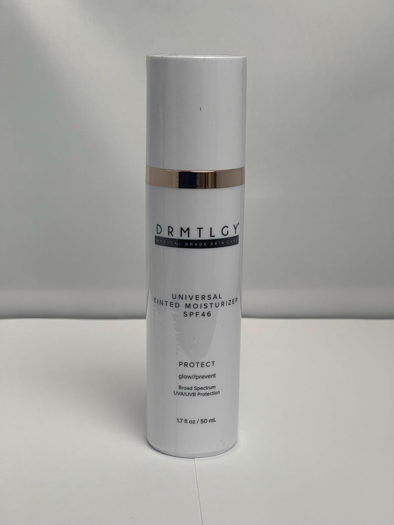 DRMTLGY Moisturizer - SPF 46 Anti-Aging Tinted Facial Sunscreen 2 Pack | Broad Spectrum UVA/UVB Protection