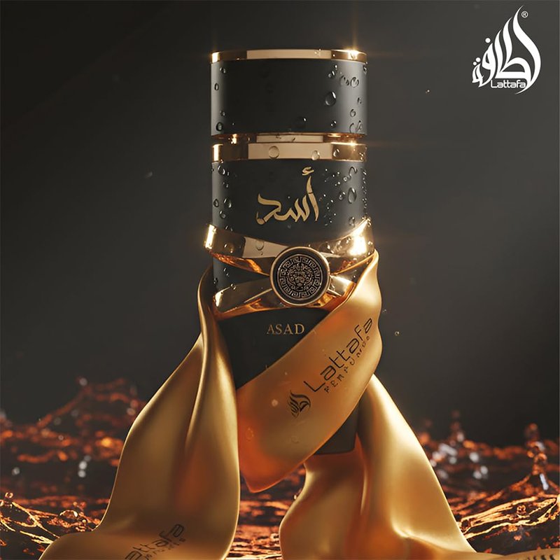 Lattafa Imported Long Lasting Luxury Perfume Spray Asad Premium Refreshing Oud and Musk Fragrances Eau De Parfum 100 ml Perfume for Unisex