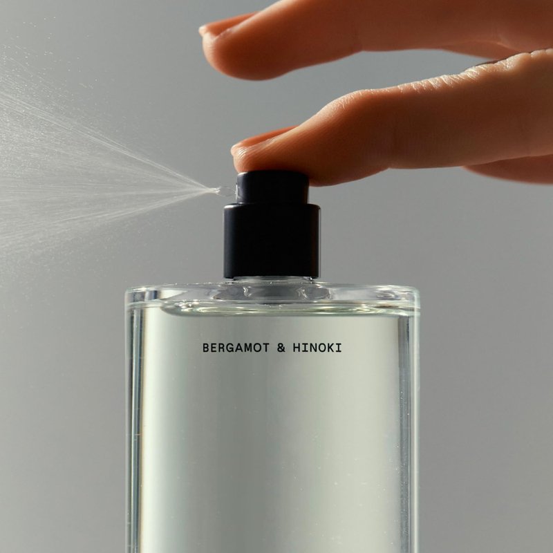 Salt & Stone Body Mist | Bergamot & Hinoki | Skincare Infused Hair & Body Spray for Women and Men | Hydrating Fragrance with Glycerin and Red Algae | Vegan, Cruelty Free, 3.4 fl oz