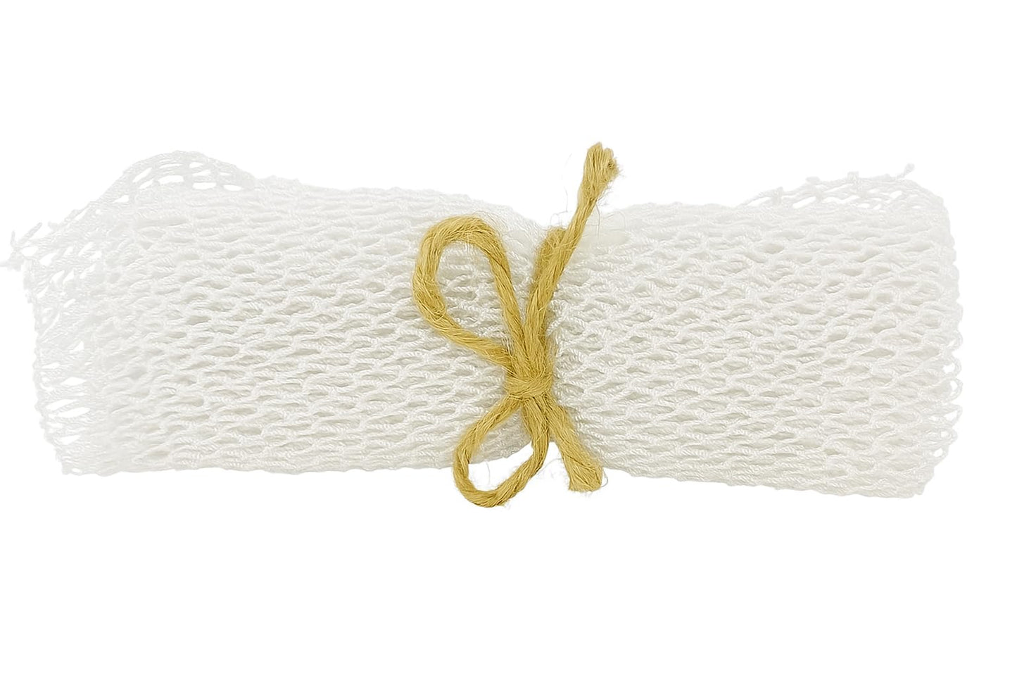 Unami Skincare African Net Sponge - Long African Bath Sponge - Exfoliating Net Sponge - Gentle Exfoliation for Soft - Scrub Net for Shower, Smooth Skin - White