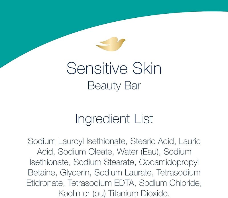Dove Beauty Bar More Moisturizing Than Bar Soap for Softer Skin, Fragrance Free, Hypoallergenic Sensitive Skin With Gentle Cleanser 3.75 oz, 4 Bars(Pack of 2)