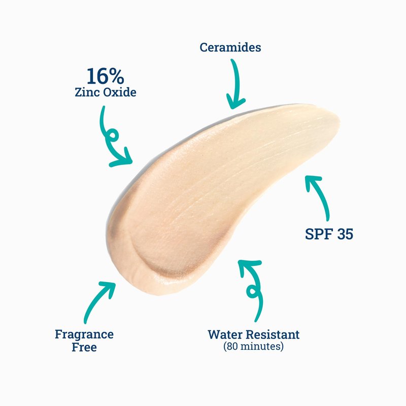 CoTZ Face Moisture Lightly Tinted Mineral Sunscreen Broad Spectrum SPF 35; 1.5 oz / 42.5 g