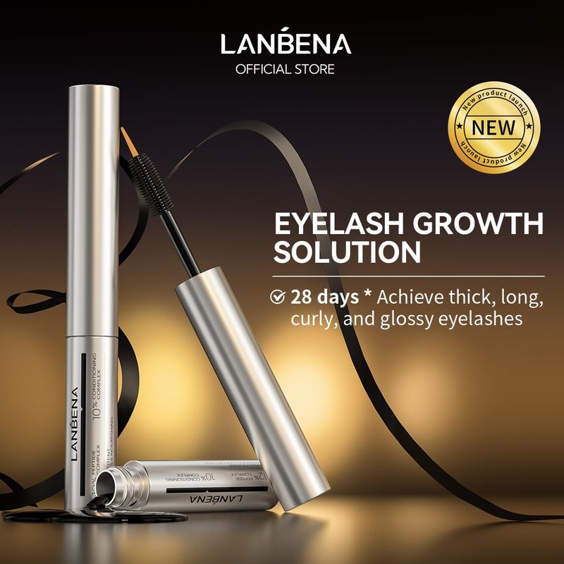 LANBENA Eyelash Growth Serum - Advanced Formula for Longer, Fuller, Thicker Lashes | 3ml