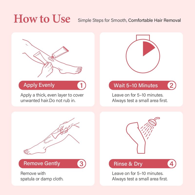 BreeMuse Hair Removal Cream for Women, Painless Depilatory Cream for Legs, Bikini Line & Underarms, Fast 5-10 Minute Body Hair Remover for Sensitive Skin with Moisturizing & Smoothing Formula
