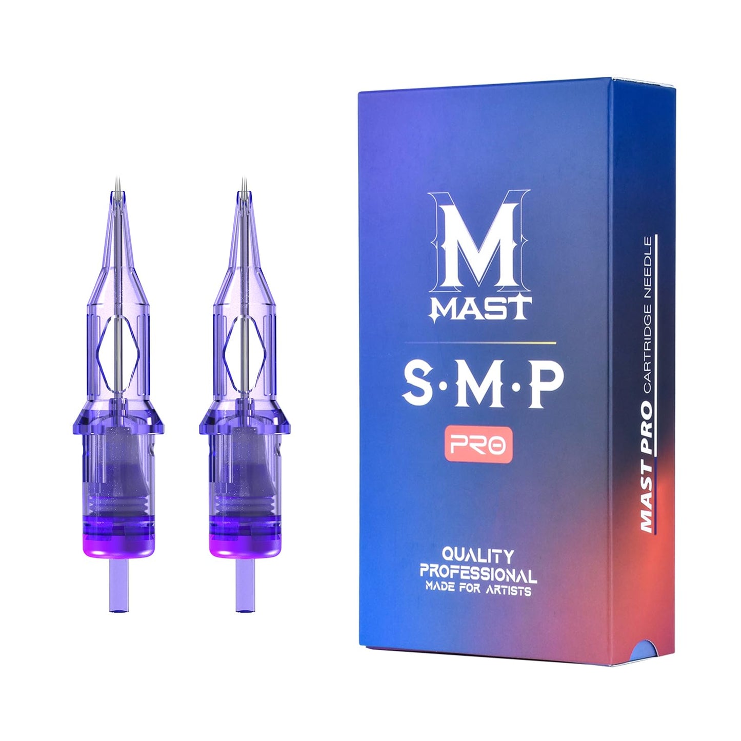 Mast Pro Smp Professional Cartridges Tattoo Needles 3 Round Liner 0.25MM Needles for Permanent Makeup Hair Scalp 0803RL
