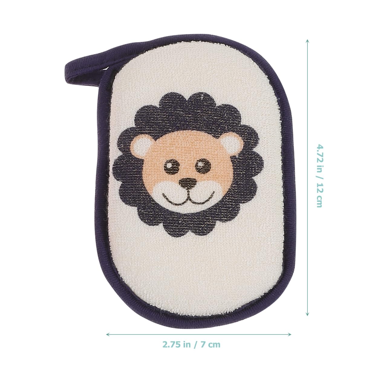 JECOMPRIS Baby Bath Sponge 3-Pack Cartoon Animal Infant Bath Scrubber Soft Newborn Sponge for Gentle Body Cleaning and Massage with Hanging Hook