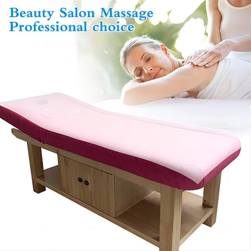 100Pcs Disposable Massage Table Sheets 31.5" x 71" Non-Woven Fabric Bed Covers for Ultimate Hygiene and Comfort in Massage, Tattoo, and Spa Treatments, Breathable and Durable Sheets(White)