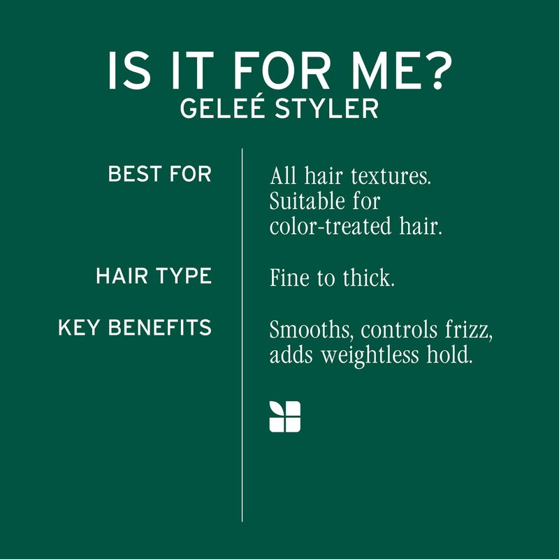 Biolage Styling Gelée - Firm Hold, Adds Shine & Controls Frizz, Gel Styler, For All Hair Types, Vegan & Cruelty-Free, 5 Fl Oz, packaging may vary