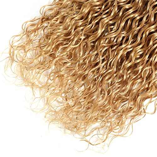 18 20 22 Inch Honey Blonde Human Hair Bundles 27 Kinky Curly Bundles Brazilian Grade 8A Virgin Hair Extensions Blonde Curly Bundle