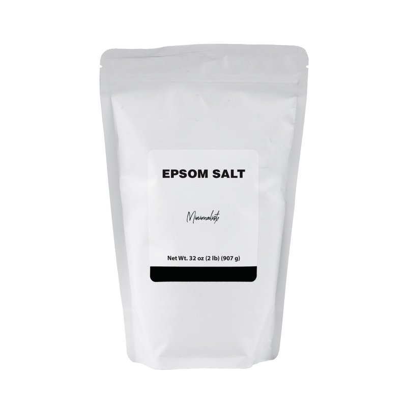 Minimalist Epsom Salt, Magnesium Sulfate, Ideal for Baths, Packaged for Convenience in a Refillable Bag (2 Pound)