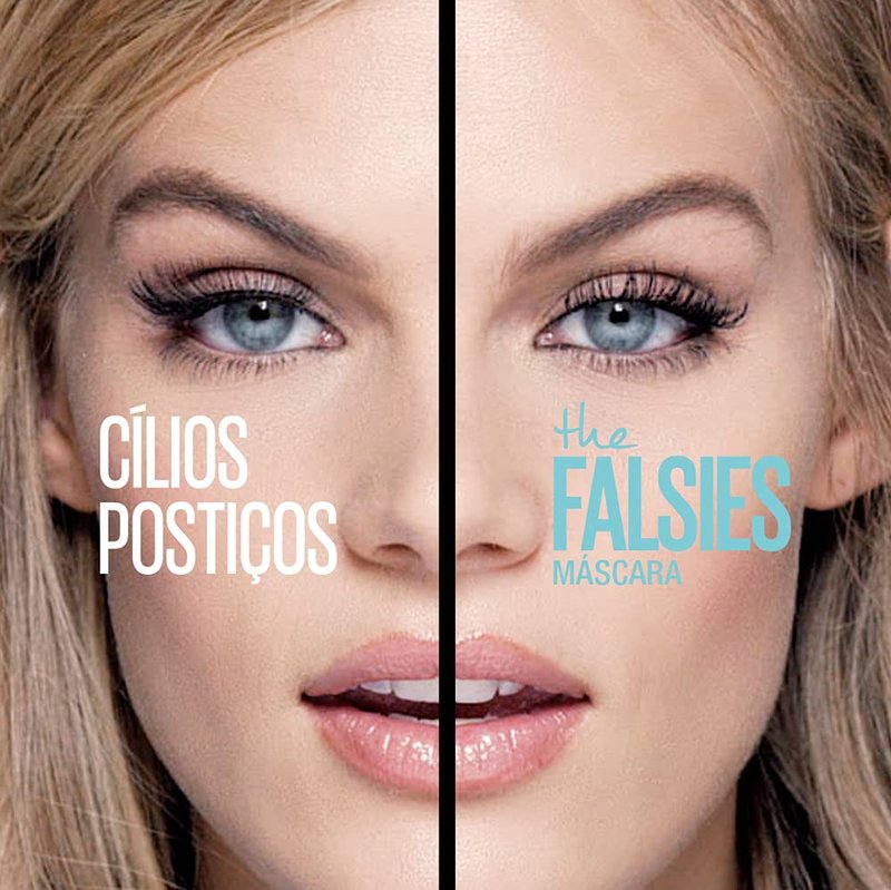 Maybelline Volum' Express Falsies Mascara - Washable Fiber Formula for Volume & Separation | Very Black, 1 Count
