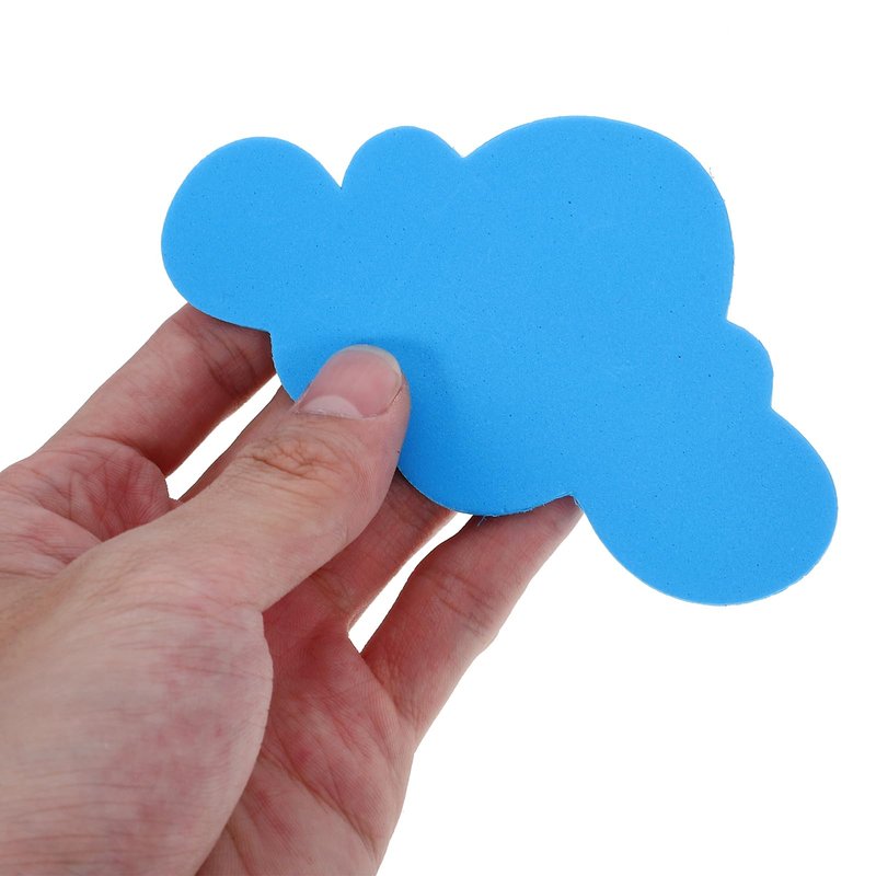 Clouds Wall Stickers EVA Wall Decal Self Adhesive Wallpaper Decoration for Kindergarten Classroom Clouds Kids Stickers DIY Crafts 24pcs 4.7X2.8in